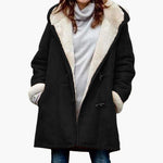 Manteau Grande Taille pour Femmes avec Poches et Fermeture Boucle - Emilia Lane
