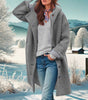 Manteau Long à Capuche en Tissu Effet Laine pour Femme - Emilia Lane