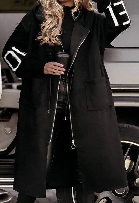 Manteau Long avec Capuche pour Femme - Emilia Lane