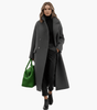 Manteau Long Col Montant avec Poches pour Femmes - Emilia Lane
