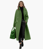 Manteau Long Col Montant avec Poches pour Femmes - Emilia Lane