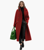 Manteau Long Col Montant avec Poches pour Femmes - Emilia Lane