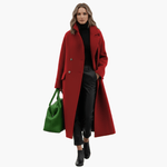 Manteau Long Col Montant avec Poches pour Femmes - Emilia Lane