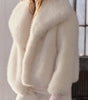 Manteau long en fausse fourrure pour femmes - Emilia Lane