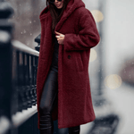 Manteau long en laine d'alpaga pour femmes - Emilia Lane
