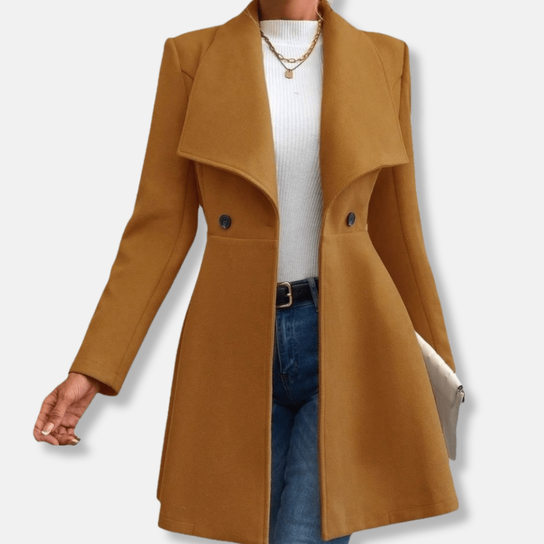 Manteau mi - longue élégant pour Femme - Emilia Lane