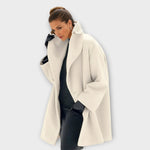 Manteau Oversize en Tissu Effet Laine pour Femme - Emilia Lane