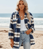 Manteau Style Flanelle à Carreaux pour Femmes - Emilia Lane