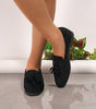 Comfort Suede Moccasins with Fringe for Women