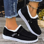 Comfort Moccasin Lined Canvas for Women