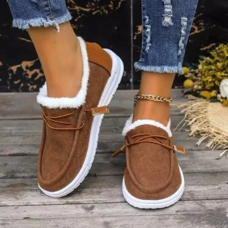 Comfort Moccasin Lined Canvas for Women