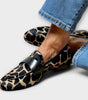 Comfort Suede Moccasins with Leopard Print for Women