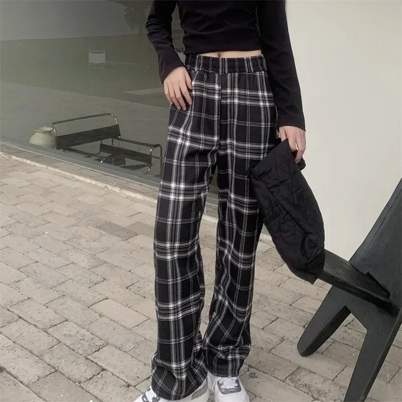 Pantalon à carreaux pour femmes - Emilia Lane