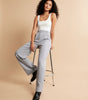 Pantalon à Jambes Larges et Taille Haute pour Femmes - Emilia Lane