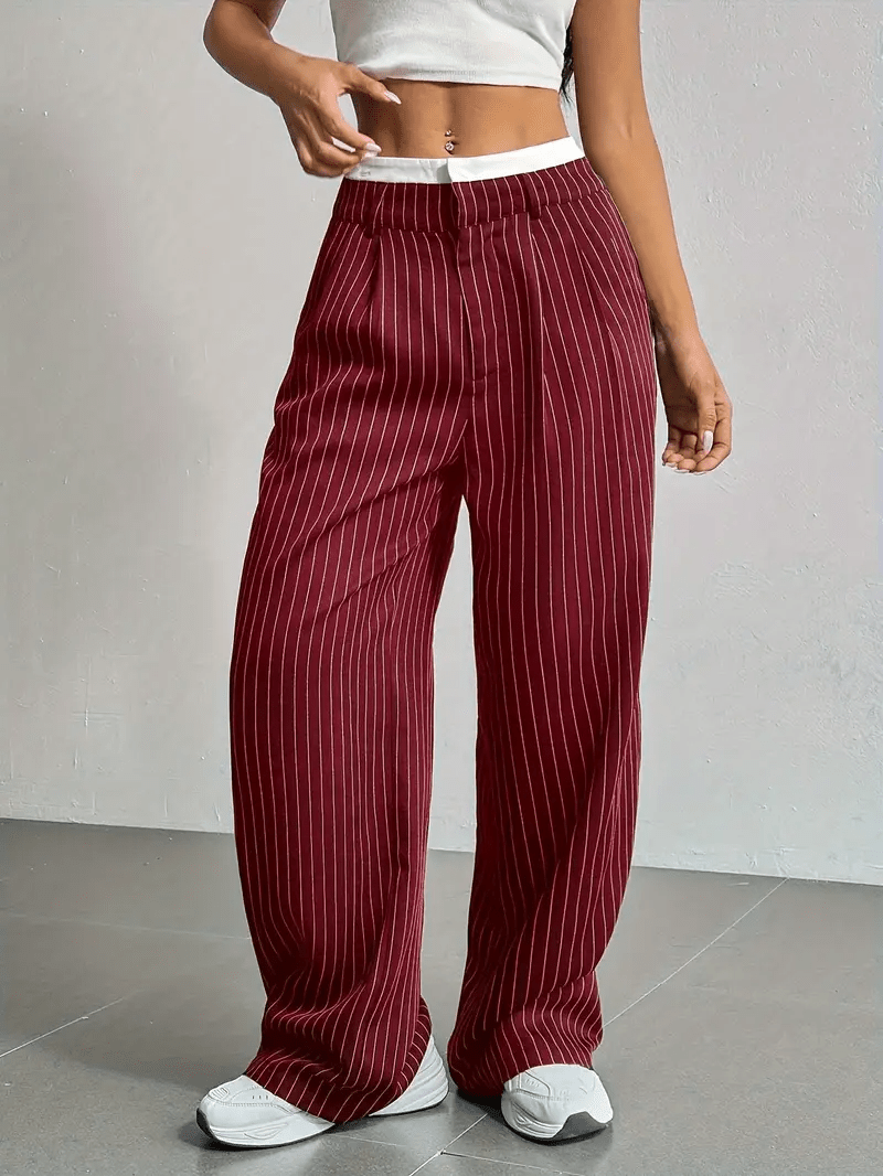 Pantalon à rayures fines pour Femmes - Emilia Lane