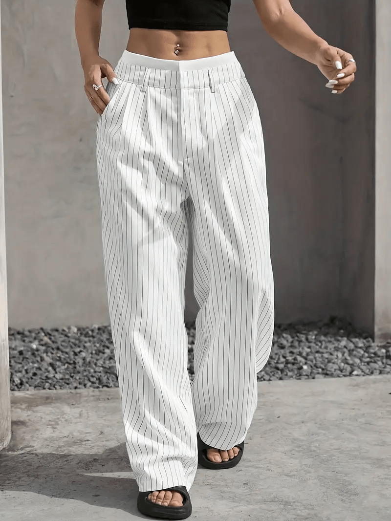 Pantalon à rayures fines pour Femmes - Emilia Lane