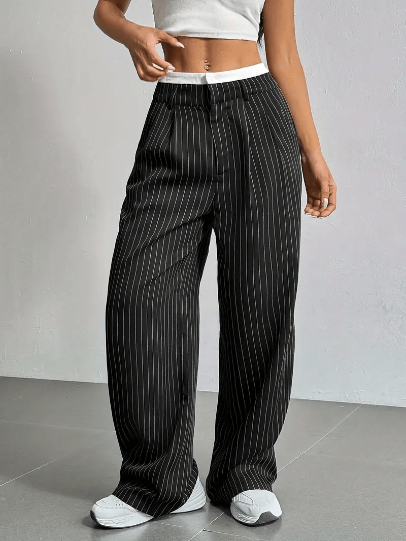 Pantalon à rayures fines pour Femmes - Emilia Lane