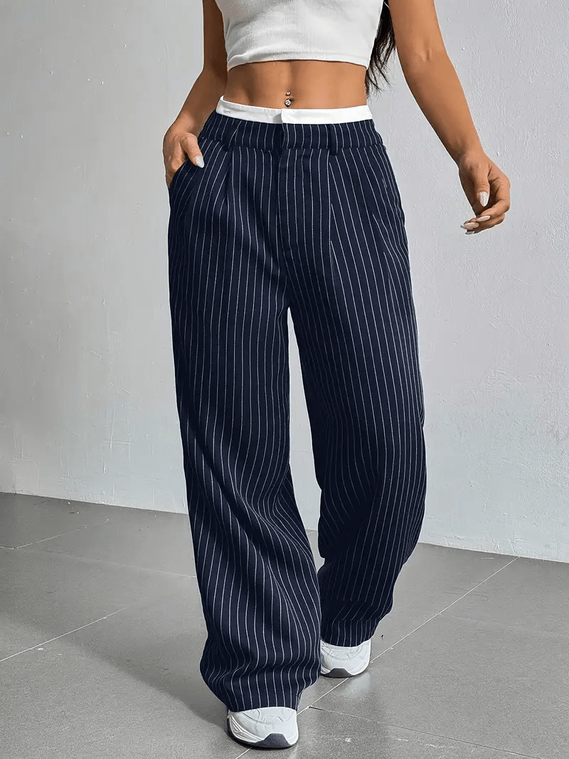 Pantalon à rayures fines pour Femmes - Emilia Lane