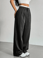 Pantalon Ample à Rayures pour Femmes - Emilia Lane