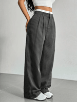 Pantalon Ample à Rayures pour Femmes - Emilia Lane