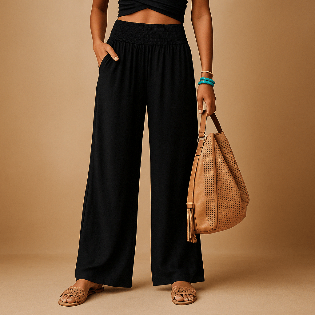 Pantalon Ample en Lin pour Femme - Emilia Lane
