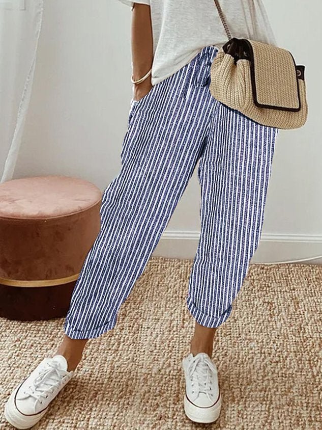 Pantalon Décontracté en Lin pour Femme | Idéal pour le Quotidien - Emilia Lane