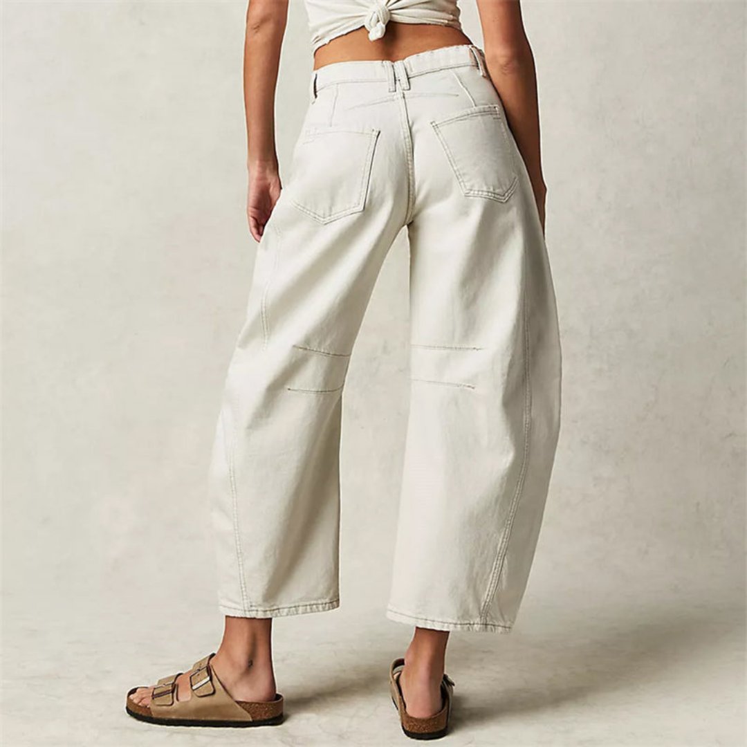 Pantalon Large en Denim pour Femme | Idéal pour le Printemps - Emilia Lane