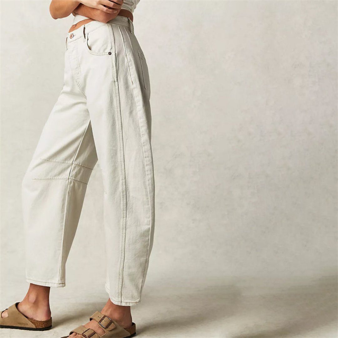 Pantalon Large en Denim pour Femme | Idéal pour le Printemps - Emilia Lane