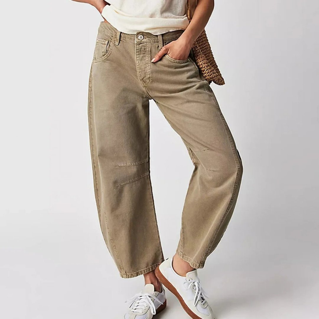 Pantalon Large en Denim pour Femme | Idéal pour le Printemps - Emilia Lane