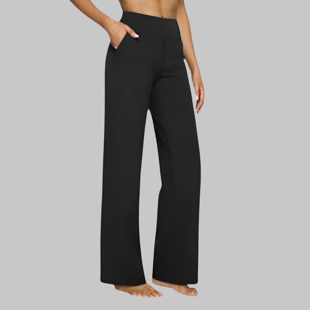 Pantalon Yoga Taille Haute et Poches pour Femmes - Emilia Lane