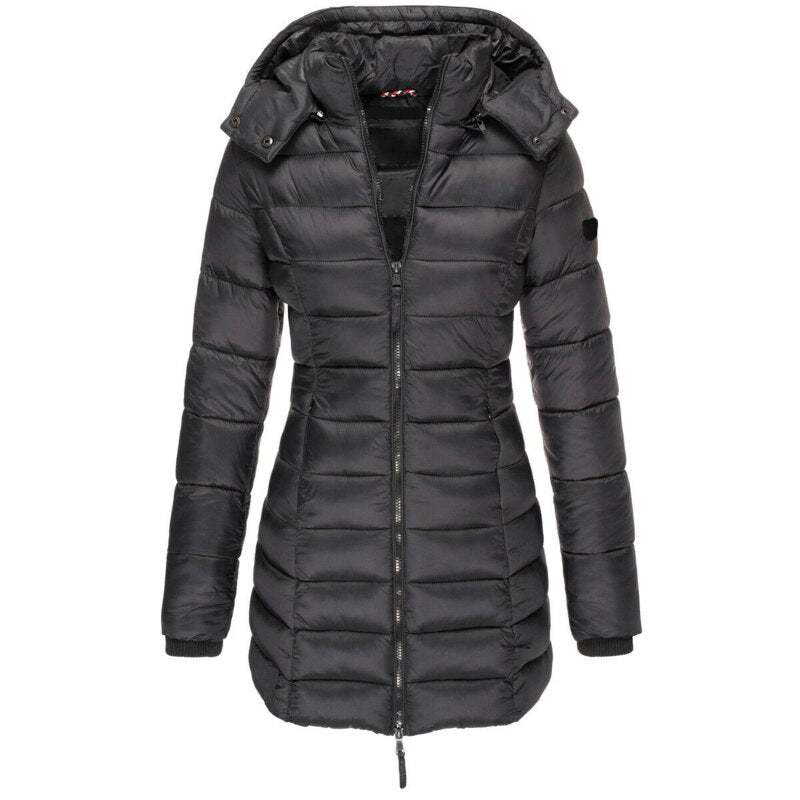 Parka Long Hiver à Capuche pour Femmes - Emilia Lane
