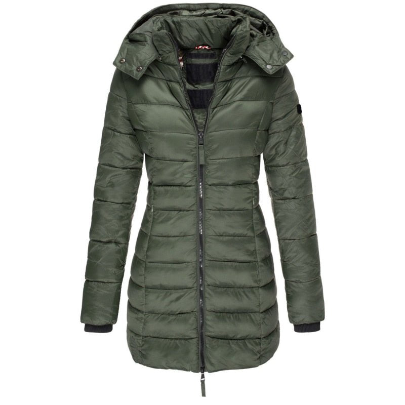 Parka Long Hiver à Capuche pour Femmes - Emilia Lane