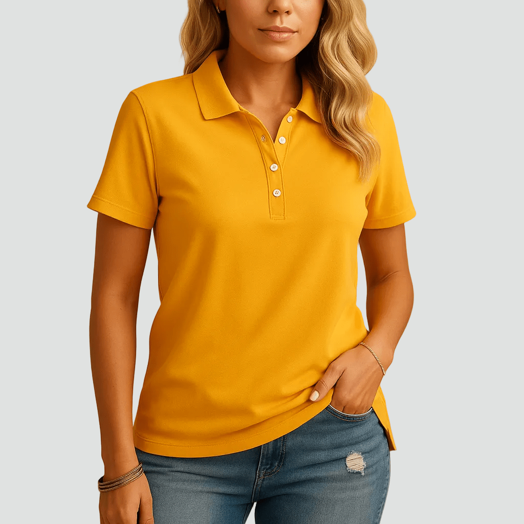 Polo Femme Casual Manches Courtes pour Femmes - Emilia Lane