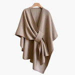 Poncho - Écharpe Style Décontracté en Coton pour Femmes - Emilia Lane