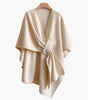 Poncho - Écharpe Style Décontracté en Coton pour Femmes - Emilia Lane