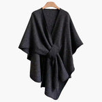 Poncho - Écharpe Style Décontracté en Coton pour Femmes - Emilia Lane