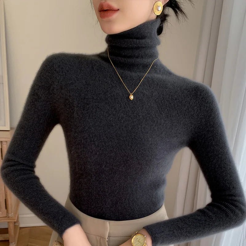 Pull à Col Roulé en Laine pour Femmes - Emilia Lane