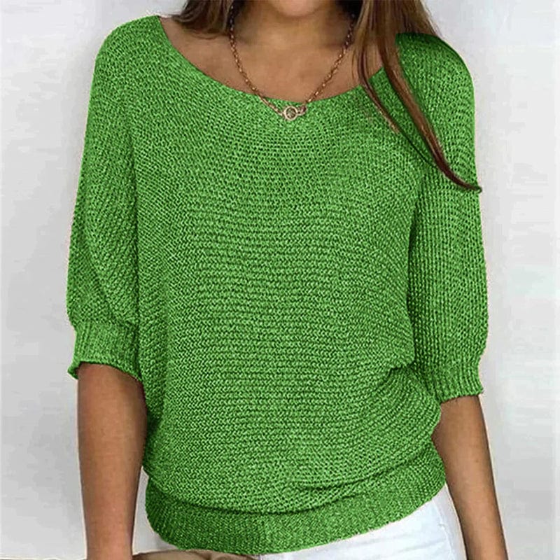 Pull à manches trois - quarts pour femmes - Emilia Lane