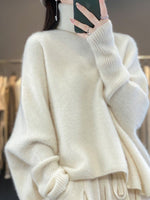 Pull Ample en Laine à Col Roulé pour Femme - Emilia Lane
