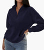 Pull Col Montant Zippé avec Poches pour Femmes - Emilia Lane