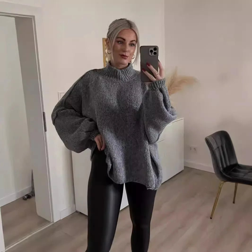 Pull col rond fin et élégant pour Femme - Emilia Lane