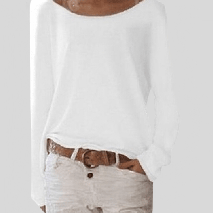 Pull Élégant Col Rond pour Femmes - Emilia Lane