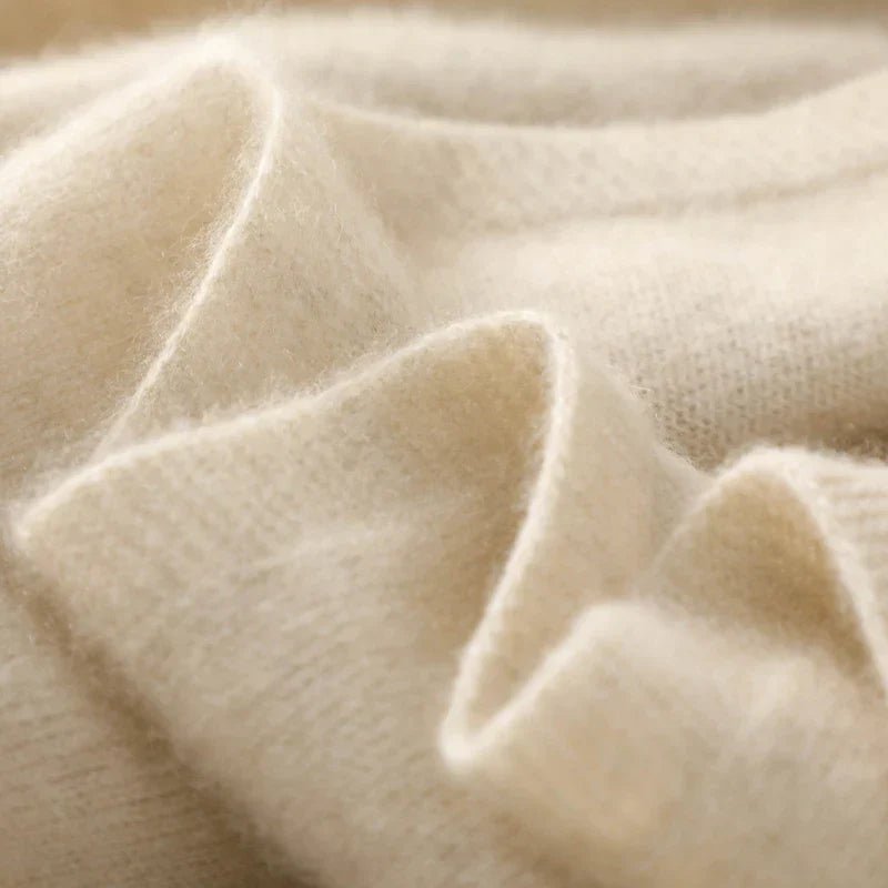 Pull en Laine à Capuche et Col en V pour Femme - Emilia Lane