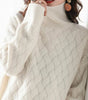 Pull en maille col montant pour femmes - Emilia Lane