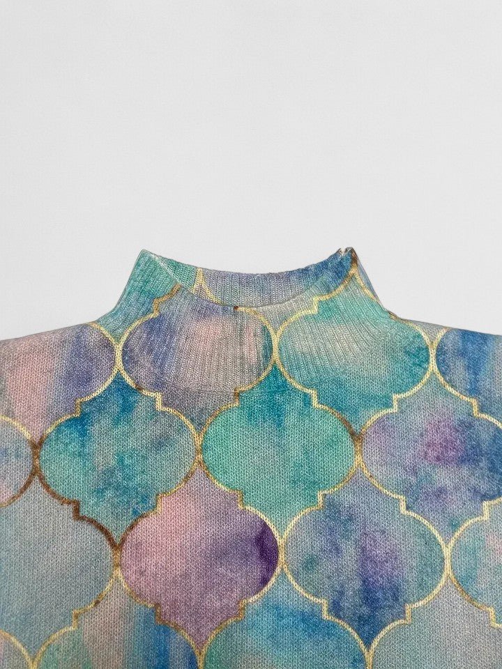 Pull en maille multicolore pour femmes - Emilia Lane