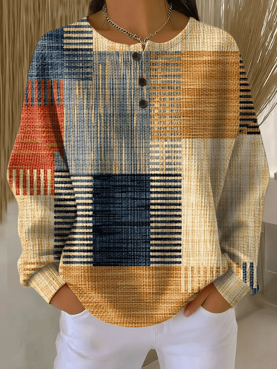 Pull en Tricot Waffle pour Femmes - Emilia Lane