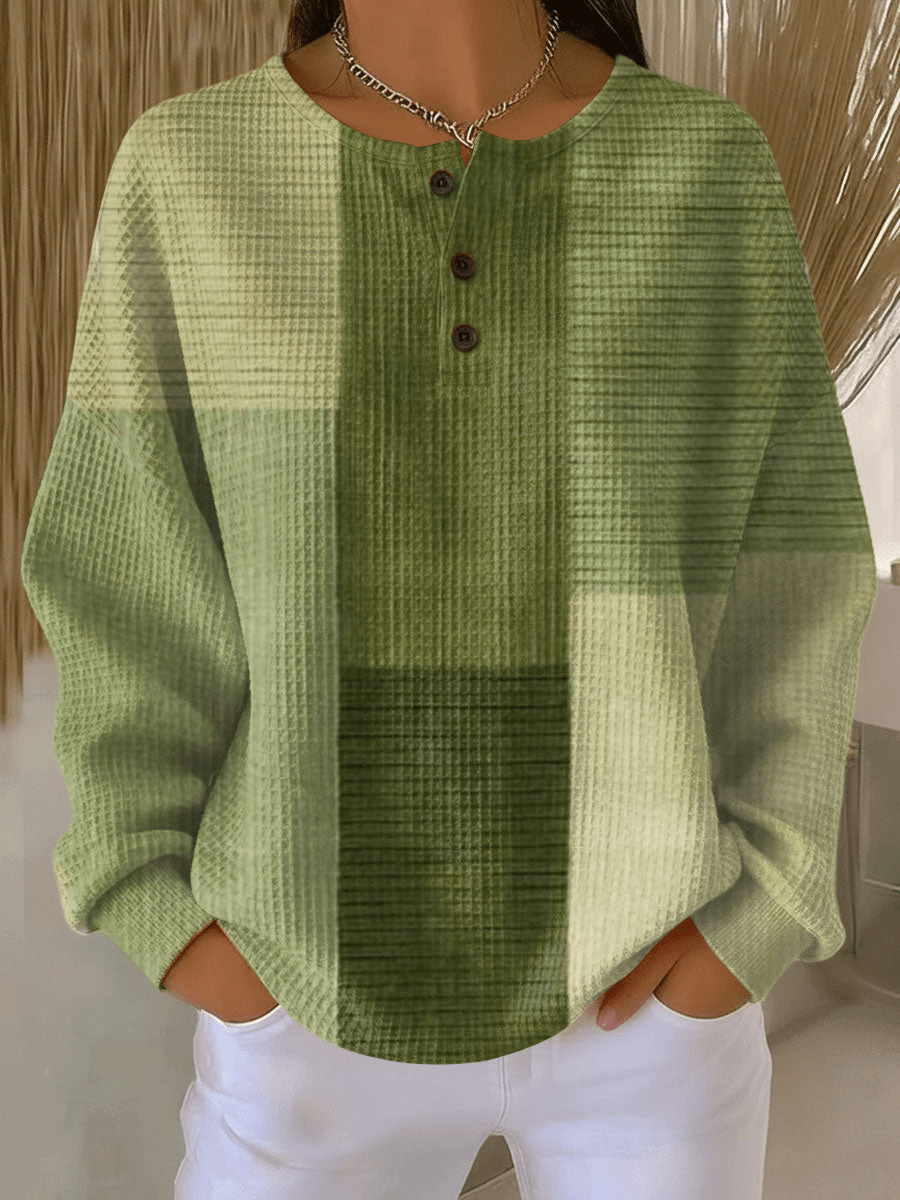 Pull en Tricot Waffle pour Femmes - Emilia Lane