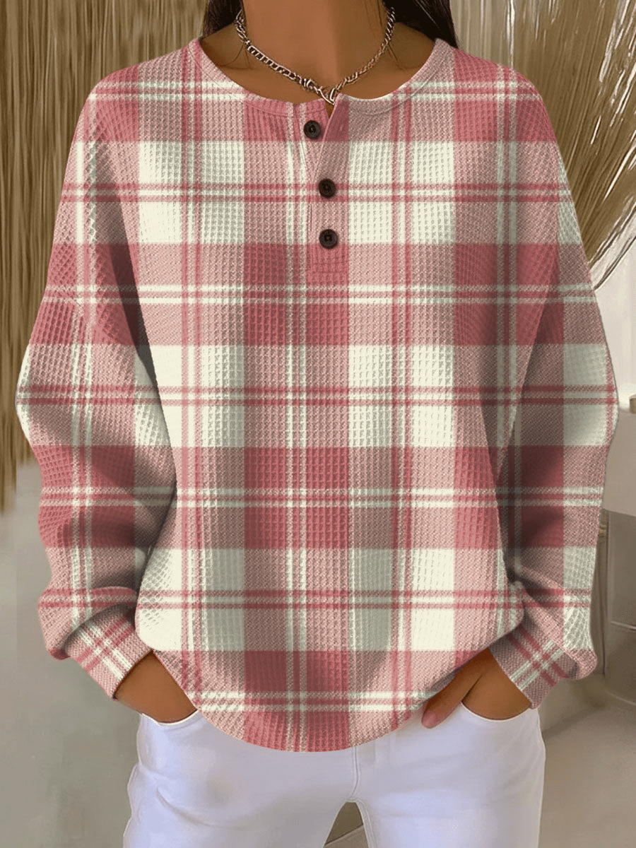 Pull en Tricot Waffle pour Femmes - Emilia Lane