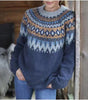 Pull - over Hiver Motif Nordique pour Femme - Emilia Lane