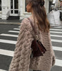 Pull Oversize à Manches Évasées pour Femme - Emilia Lane